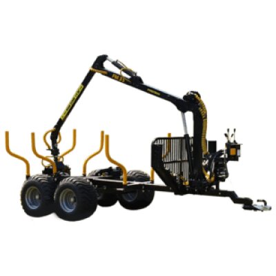 Metsäperävaunu FT25 + Nosturi FM35