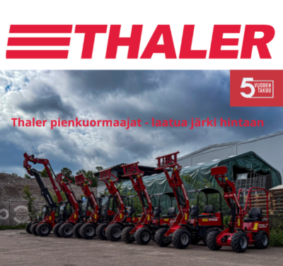 Thaler pienkuormaajat - laatua järki hintaan